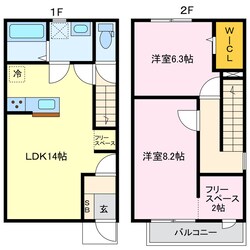 Maison du Matsubara Bの物件間取画像